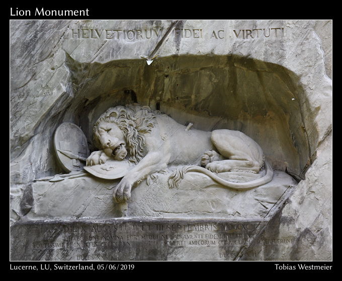 Lion Monument, Lucerne, Switzerland