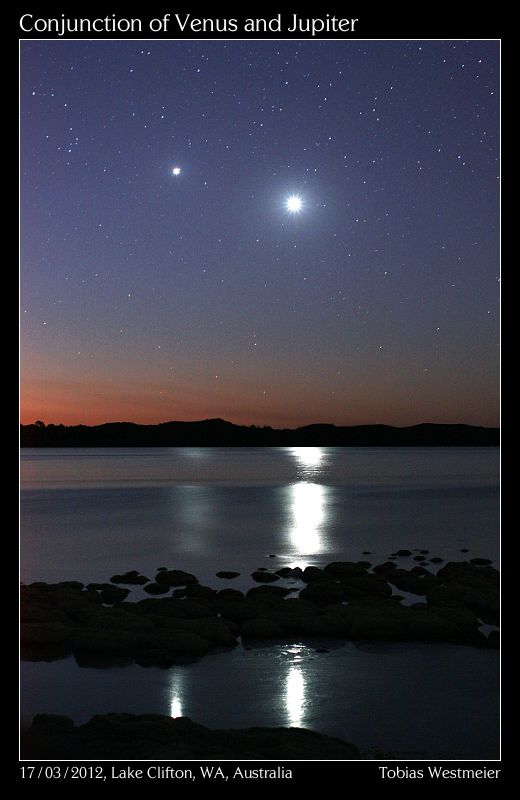 Conjunction of Venus and Jupiter