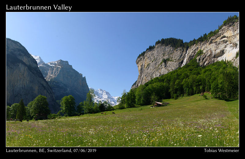 Lauterbrunnen Valley, Lauterbrunnen, BE, Switzerland